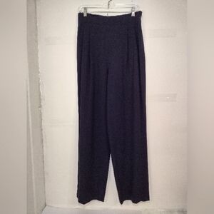 Rimini Women's Navy Blue Wide-Leg Trousers Size (12)